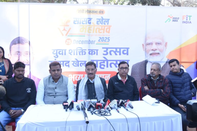 सांसद खेल महोत्सव का भव्य समापन होगा – संजय सेठ