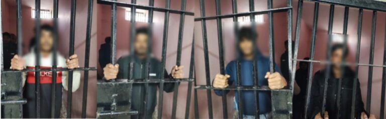 हत्या के प्रयास मामले में 4 आरोपी गिरफ्तार, 2 बाल अपचारी हिरासत में, दो चाकू बरामद