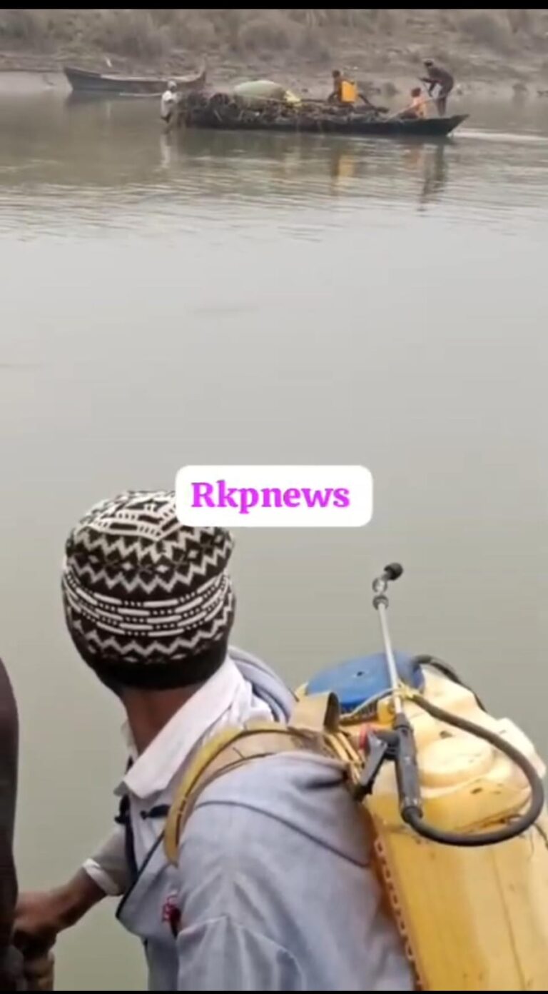 बीच मझधार में पलटी नाव, ग्रामीणों की सूझबूझ से टला बड़ा हादसा