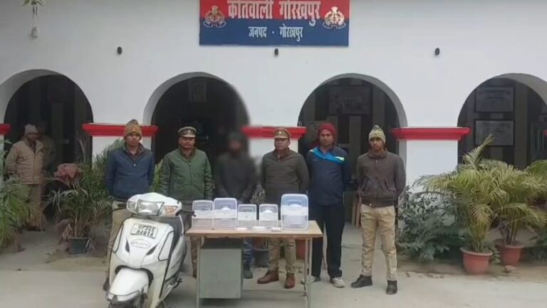 मंदिर का ताला तोड़कर आभूषण चोरी करने वाला आरोपी गिरफ्तार