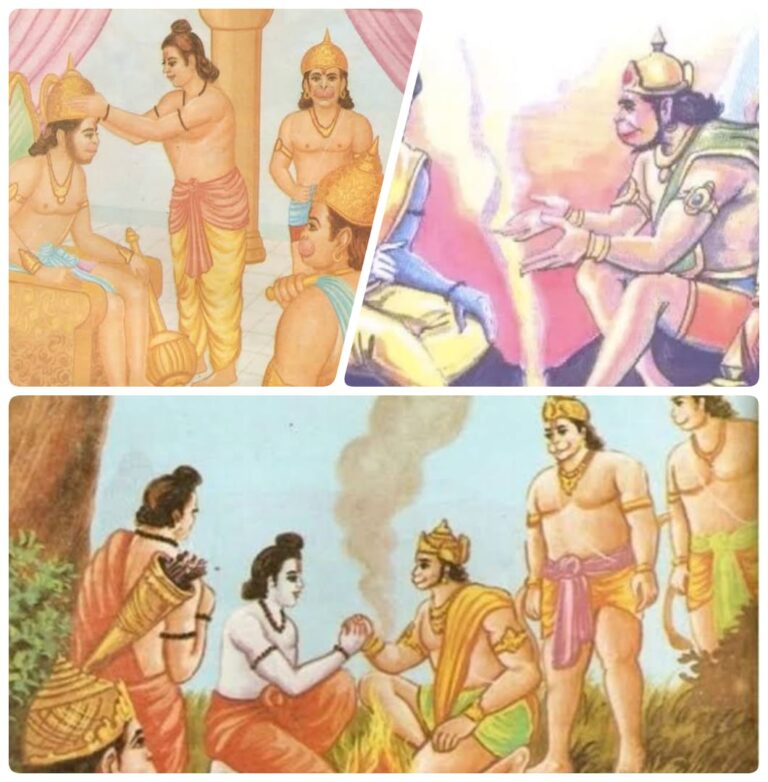 किष्किन्धा में धर्म की स्थापना: सुग्रीव का राज्याभिषेक और हनुमान जी की अद्वितीय भक्ति