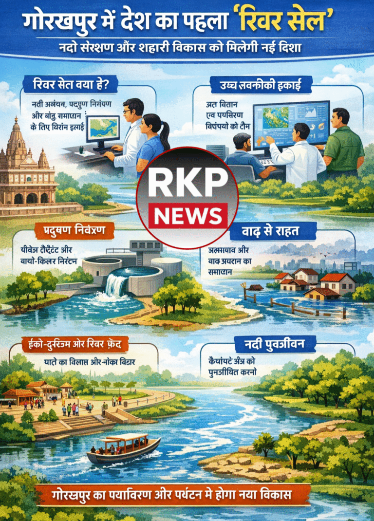 गोरखपुर में देश का पहला ‘रिवर सेल’, नदी संरक्षण और शहरी विकास को मिलेगी नई दिशा