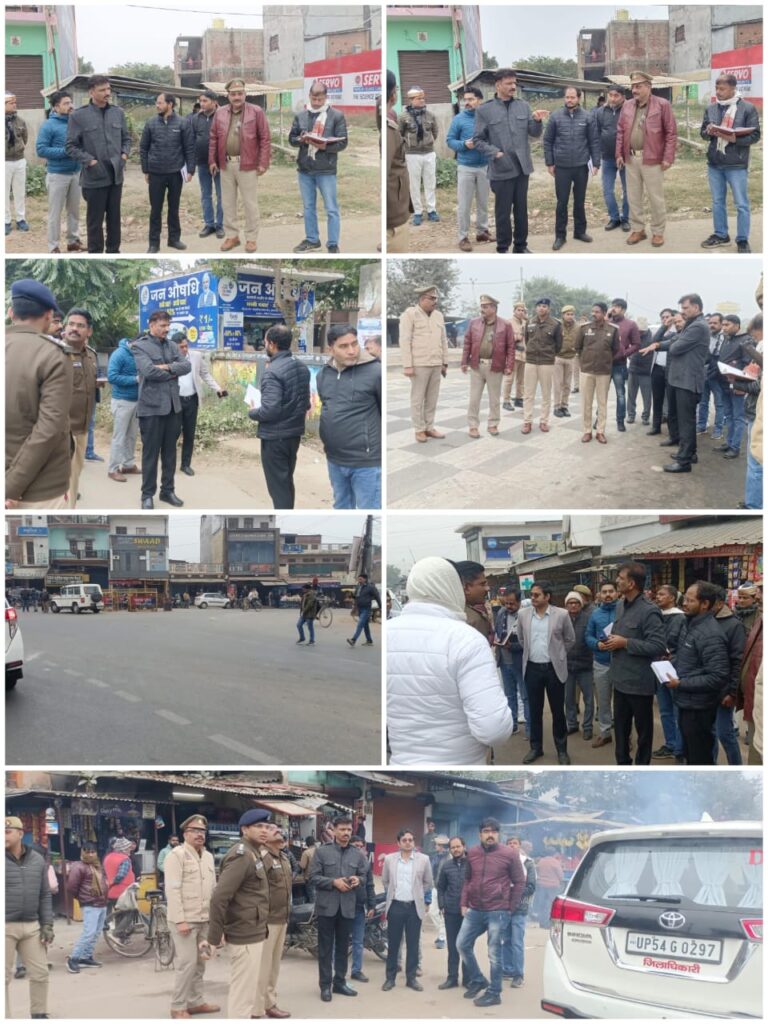 सड़क सुरक्षा को लेकर डीएम–एसपी ने किया मऊ–आजमगढ़ मार्ग के ब्लैक स्पॉट्स का निरीक्षण