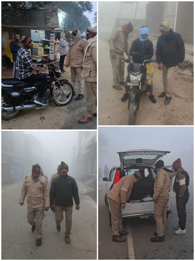 सुबह-सुबह सड़कों पर उतरी देवरिया पुलिस, जनता से किया सीधा संवाद