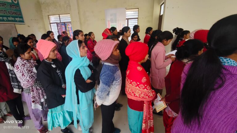 बाल विवाह मुक्त भारत अभियान के तहत छात्राओं को किया गया जागरूक