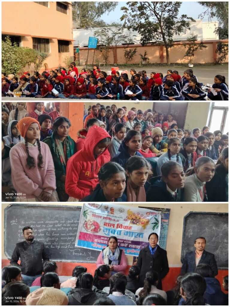 स्कूलों से समाज तक संदेश: बाल विवाह के खिलाफ कुशीनगर में जागरूकता की अलख