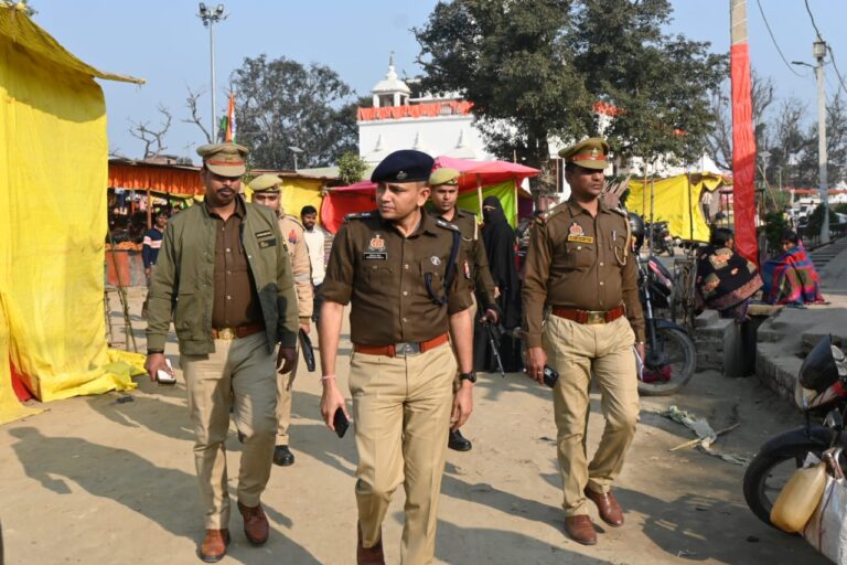 खिचड़ी मेले को लेकर गोरखनाथ चौक पर अभेद्य सुरक्षा व्यवस्था