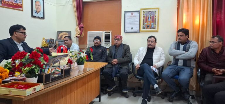 प्रो. दीपक प्रकाश त्यागी ने संभाला हिंदी विभाग अध्यक्ष का दायित्व