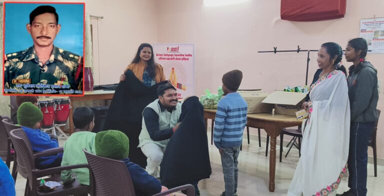 शहीद सूबेदार मेजर कलेक्टर प्रसाद शर्मा की पुण्यतिथि पर मानव सेवा का संकल्प