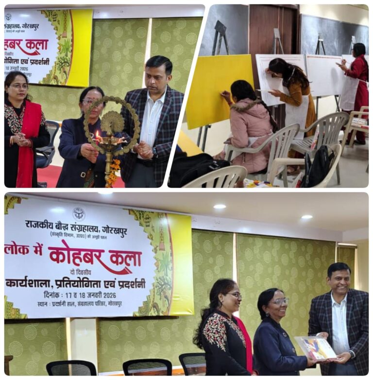युवा कलाकारों के हाथों जीवंत होती पारंपरिक कोहबर कला