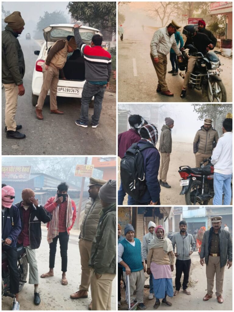 मार्निंग वॉकर चेकिंग अभियान: पुलिस ने आमजन से किया संवाद, 255 व्यक्ति व 155 वाहन चेक