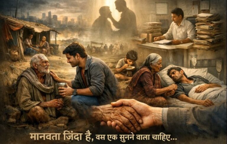 मानवता आज भी जिंदा है, बस उसे सुनने और समझने वाला चाहिए