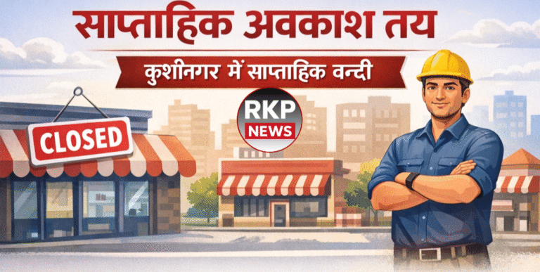 व्यापारिक प्रतिष्ठानों के लिए साप्ताहिक अवकाश तय