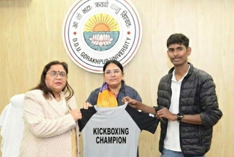वाको इंडिया इंटरनेशनल किकबॉक्सिंग कप में तिरंगा लहराने उतरेंगे डीडीयू के सनी सिंह