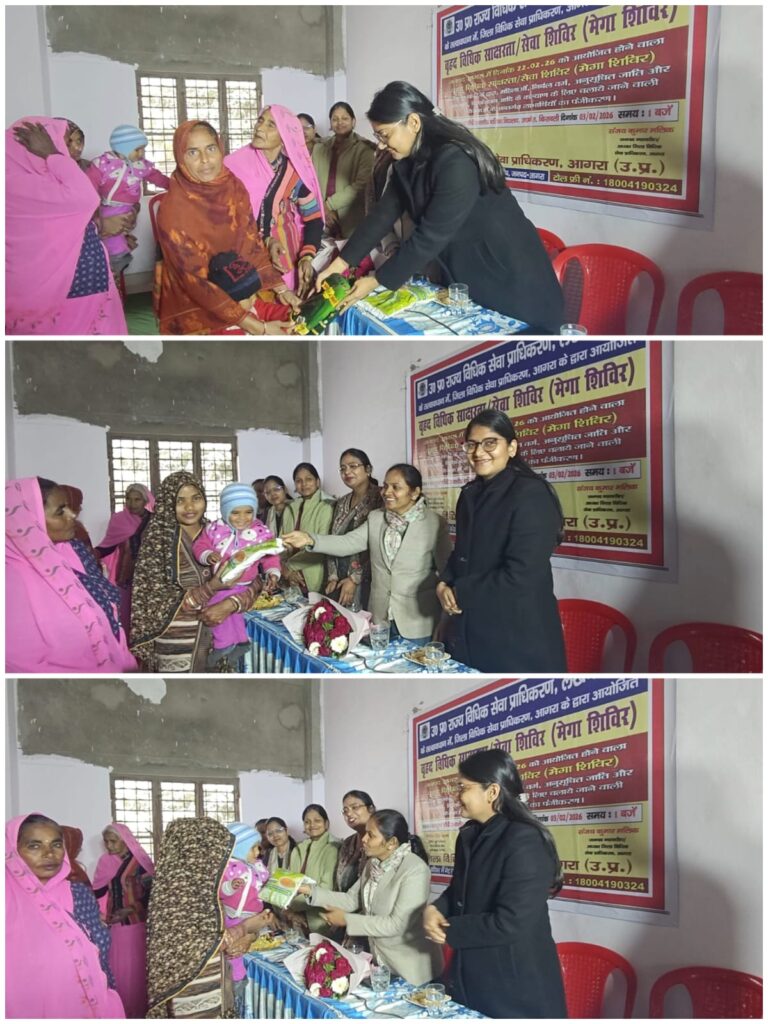 मेगा शिविर से पहले कस्तूरबा विद्यालय किरावली में प्री मेगा विधिक साक्षरता शिविर का आयोजन