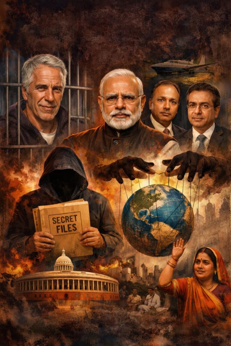 एपस्टीन का काला जाल—मोदी के नाम पर वैश्विक साजिश?