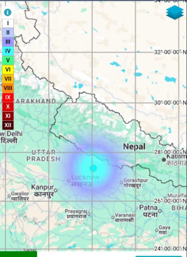 🌏 सुबह-सुबह लखनऊ में भूकंप, गोंडा रहा केंद्र 3.7 तीव्रता के झटकों से डोली धरती