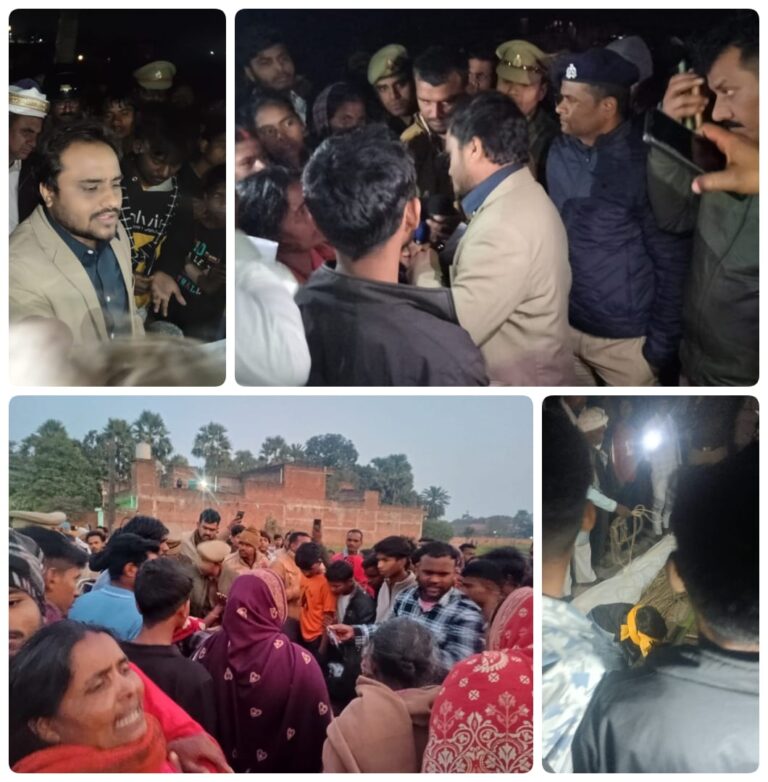गोताखोर की मौत पर बवाल: कार्रवाई और नौकरी की मांग को लेकर चक्का जाम, पुलिस-प्रदर्शनकारियों में नोकझोंक