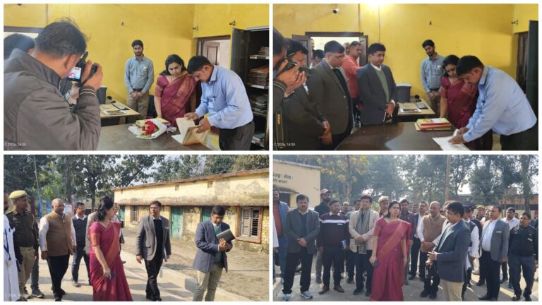 औचक निरीक्षण में डीएम ने परखी विकास खंड गौरीबाजार की कार्यसंस्कृति, दिए सुधार के निर्देश