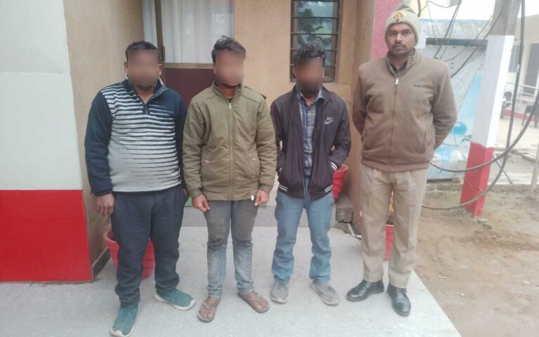 पतालकुई में पंपिंगसेट चोरी का खुलासा, तीन आरोपी गिरफ्तार