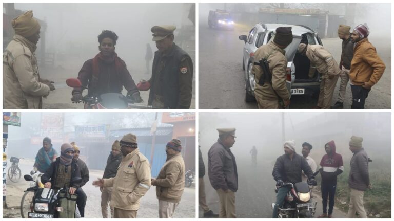 पुलिस का मॉर्निंग वॉकर चेकिंग अभियान, 18 स्थानों पर सघन जांच, 376 लोग व 215 वाहन चेक