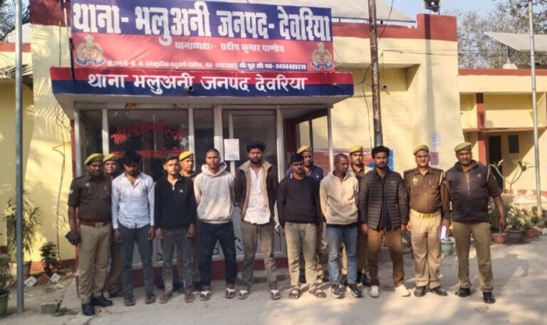 पुलिस की बड़ी कार्रवाई, हत्या के प्रयास मामले में 7 आरोपी गिरफ्तार, चाकू बरामद