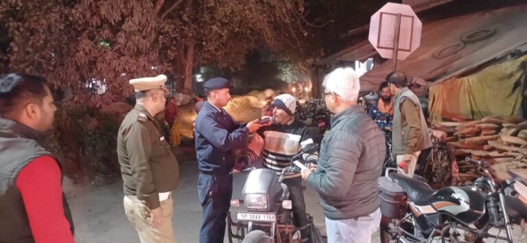 महराजगंज में “ऑपरेशन कार-ओ-बार” की सख्ती, नशे में ड्राइविंग पर कार्रवाई
