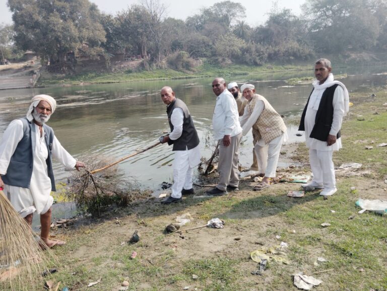 स्वच्छ जल–स्वच्छ मन परियोजना के तहत नदावर घाट सहित कई स्थानों पर की गई सफाई