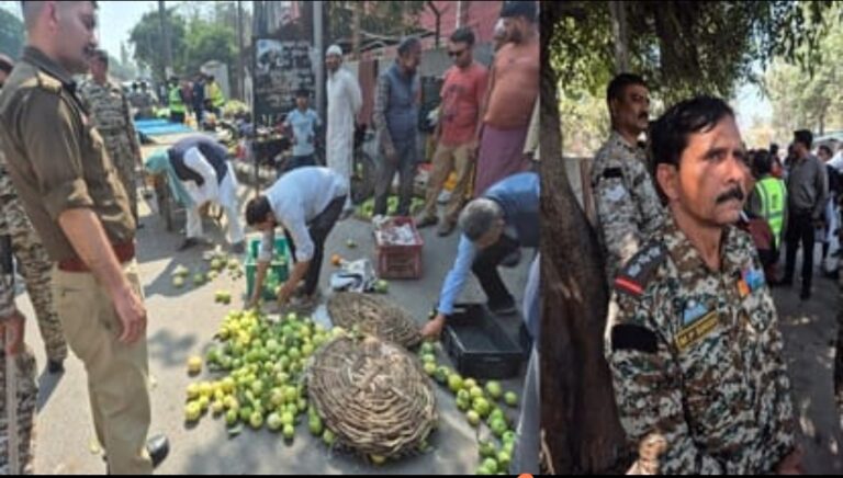 अलीगढ़ में अतिक्रमण हटाने गई नगर निगम टीम पर हमला, टीम लीडर घायल