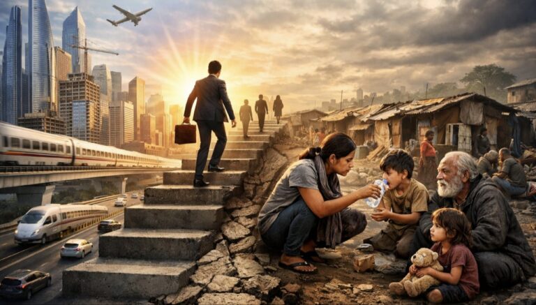 विकास की रफ्तार और इंसानियत का संतुलन