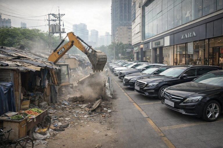 झोपड़ी पर बुलडोज़र लेकिन मॉल पर खामोशी क्यों?- डॉ सत्यवान सौरभ