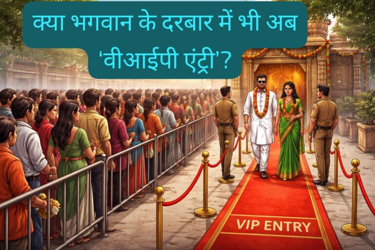 आस्था का बाज़ारीकरण: वीआईपी दर्शन बनाम आम श्रद्धालु, बराबरी पर बड़ा सवाल