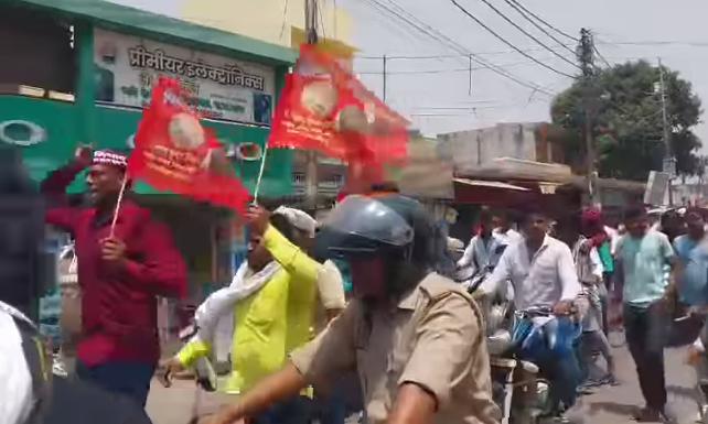 बिना अनुमति जुलूस: निषाद पार्टी के कार्यक्रम से यातायात बाधित प्रशासन पर उठे सवाल