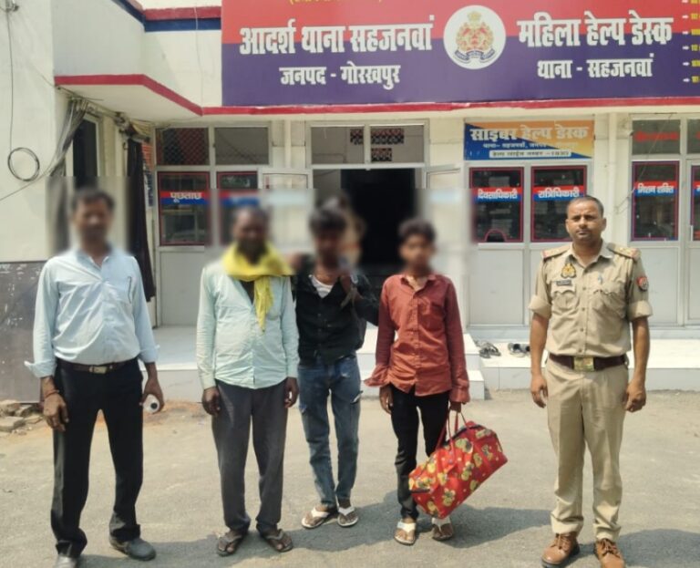 48 घंटे में पुलिस की सफलता दो नाबालिग बालक सकुशल बरामद