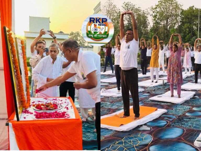 शाहजहांपुर: डीएम धर्मेंद्र प्रताप सिंह ने दीप प्रज्ज्वलित कर योग सप्ताह का किया शुभारंभ, स्वस्थ जीवन के लिए योग अपनाने का दिया संदेश