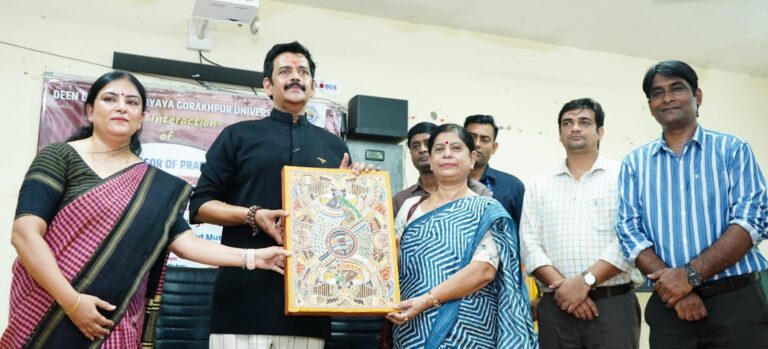 मिट्टी के घर से संसद तक: रवि किशन ने गोरखपुर विश्वविद्यालय में छात्रों को दिया सफलता का मंत्र