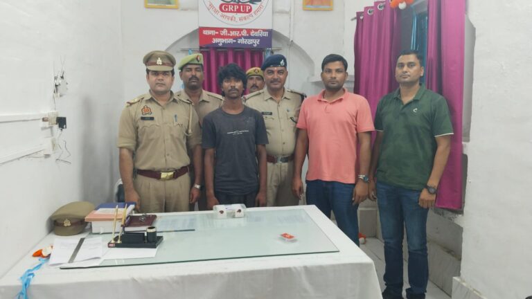 रेलवे यात्रियों को निशाना बनाने वाला शातिर चढ़ा जीआरपी के हत्थे