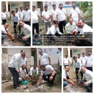 सेंट्रल बैंक के स्थापना दिवस पर आरसेटी देवरिया में हुआ भव्य पौधरोपण, “एक पेड़ माँ के नाम” का दिया संदेश