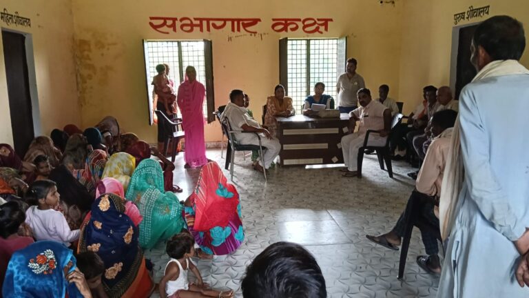 घसा कल्याणपुर में पोषाहार वितरण की दोबारा जांच, लाभार्थियों के दर्ज किए गए बयान