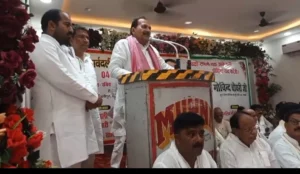 सिकंदरपुर में पूर्व मंत्री रामगोविंद चौधरी को दी गई