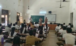 साइबर अपराधों से बचाव के लिए राजकीय इंटर कॉलेज में जागरूकता कार्यक्रम आयोजित